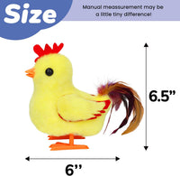Hopearl Walking Gray Tabby Cat Interactive Electronic Pet Plush Kitty - Chicken-Yellow - image 2