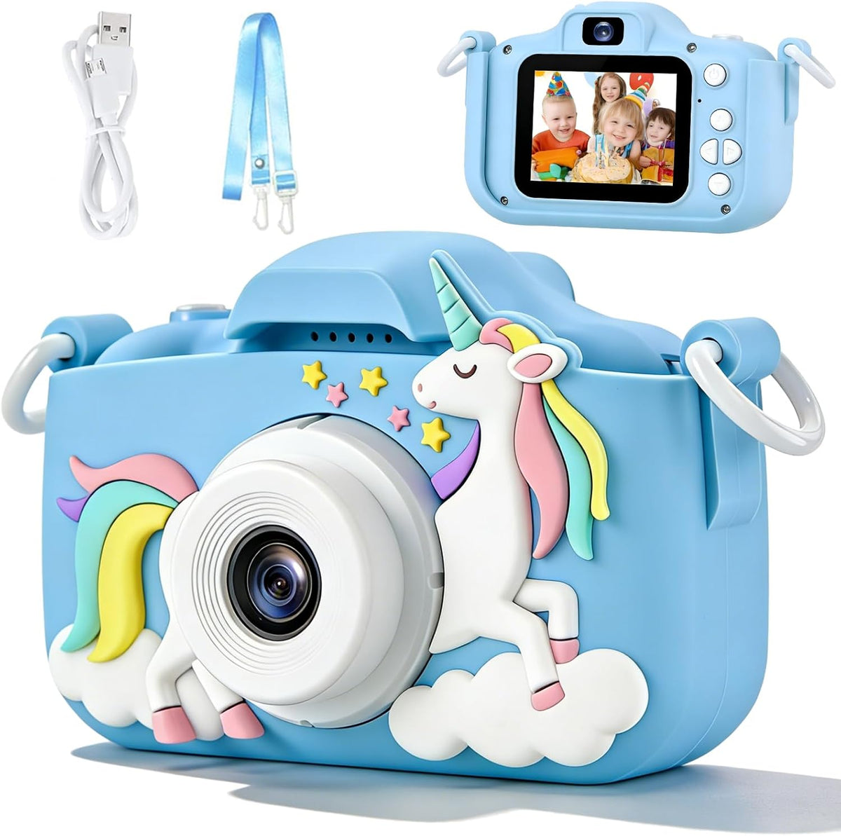 XBENDON kids camera with dual lens, 48MP photos and 1080P video - view 3