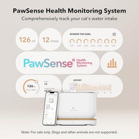 PETLIBRO App-Controlled Cat Water Fountain, Pet Water Fountain with Stainless Steel Tray, Water Fountains for Cats Indoor with Drinking Monitoring, Cat Fountains for Drinking with 2 Wireless Pumps