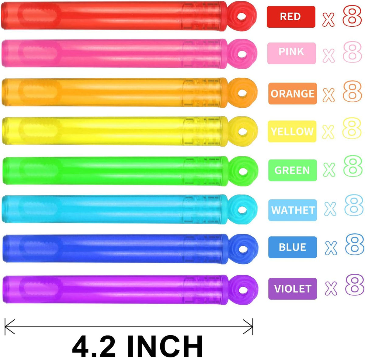 64 Pack Mini Bubble Wands Party Favors - image 2