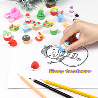 Kleeblatt Halloween erasers for kids shaped like pumpkins, ghosts, bats, skulls and cats - view 12