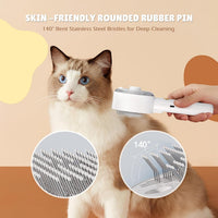 Cat Steam Brush for Indoor Cats - White - image 3