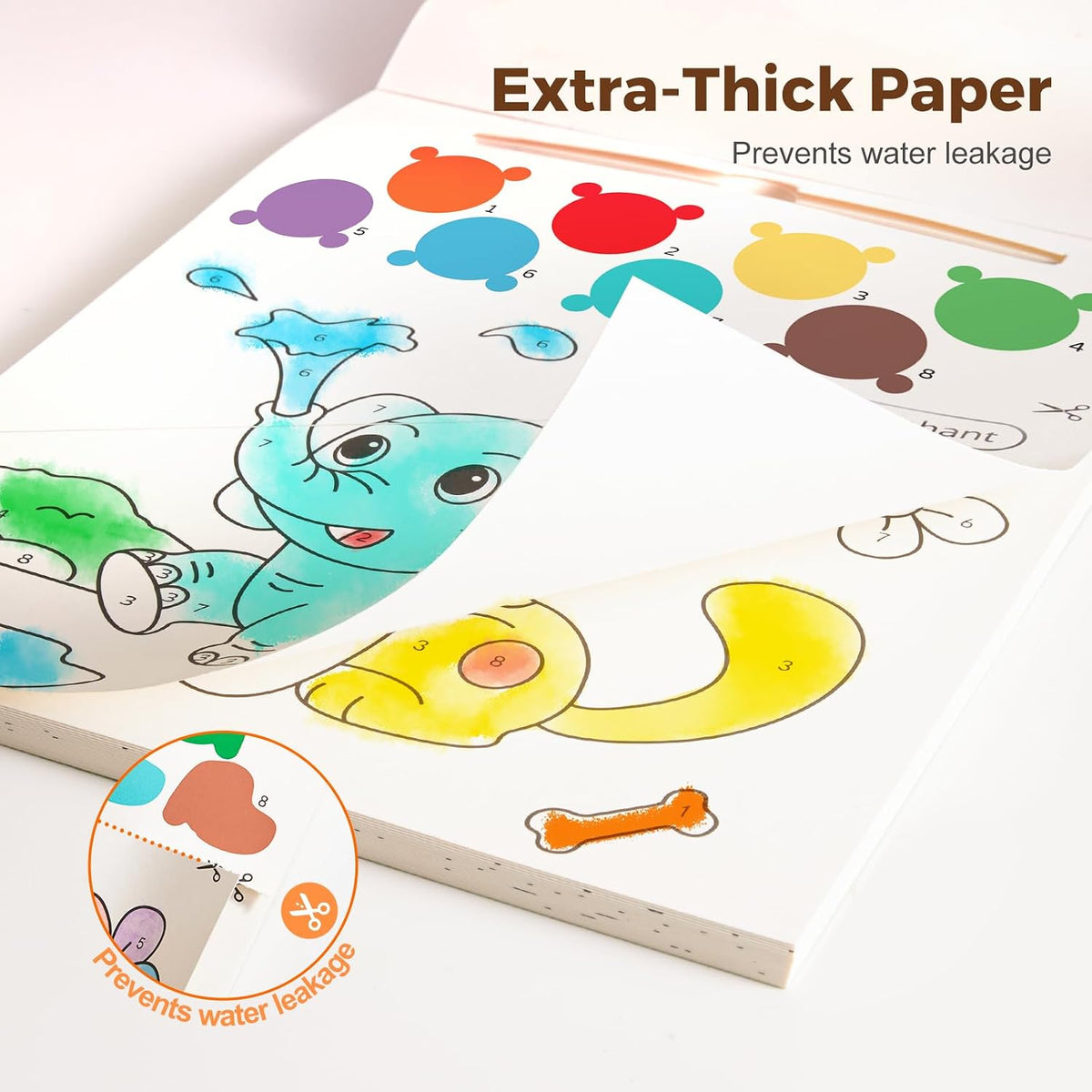 Jar Melo Paint with Water Books for Toddlers, Animals – Fun for Kids & Family - Animal - image 2