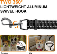 MingXpet double dog leash with swivel coupler and reflective stitching - view 3