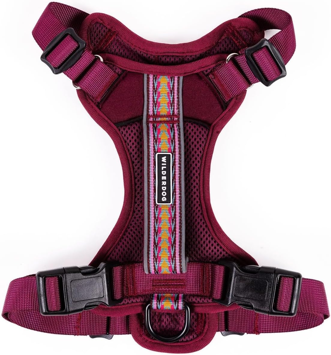 Wilderdog Lightweight Dog Harness with Reflective Straps - Huckleberry / Medium
