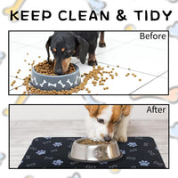 Pet Cat Dog Food Mat Non Slip Mat for Dog Water Bowl Mat Quick Dry - Green / 32*17 in - image 2