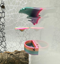 2 Pack Jumping Spider Accessories Mushroom Ledges & 1 Pack Water Bowl - colorful - image 3