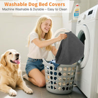 Dog Bed Covers Replacement Washable Waterproof Round Bed Protector - 36 in - image 4