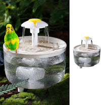 MANON ROSA Bird Bath for Parakeets - Clear Small