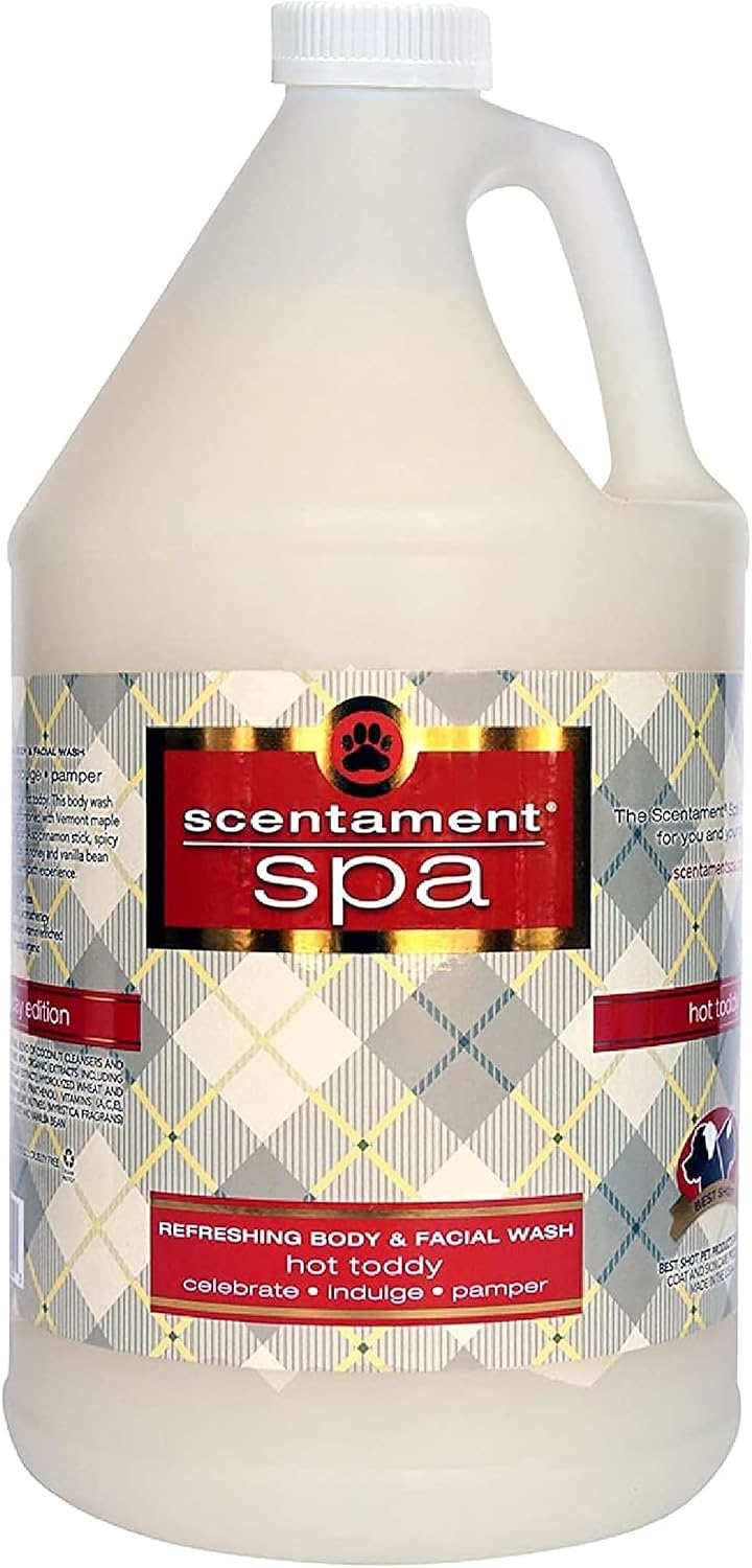 Best Shot Pet Scentament Spa Seasonal Facial & Body Wash - Hot Toddy / 128 Fl Oz