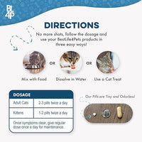 Cat Allergy Relief & Immune Support, Natural Relief for Seasonal Allergies, Itching, Sneezing, Congestion, Runny Nose, and Feline Respiratory Infections, 400 Small Odorless Tasteless Pills
