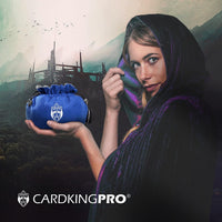 CardKingPro Immense Dice Bags with Pockets, Holds 150+ Dice - Blue - image 3