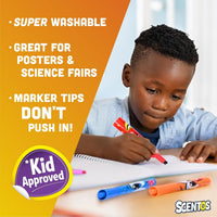 Scentos 12 pack scented chisel tip markers in assorted colors - view 11