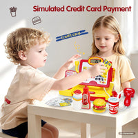 FS Toy Cash Register for kids Scanner - Red&yellow - image 3