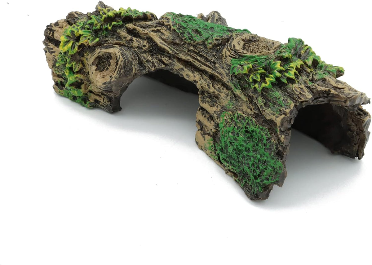 JIH Aquarium Decorations Resin Hollow Tree Trunk Ornament – Essentials for Fish