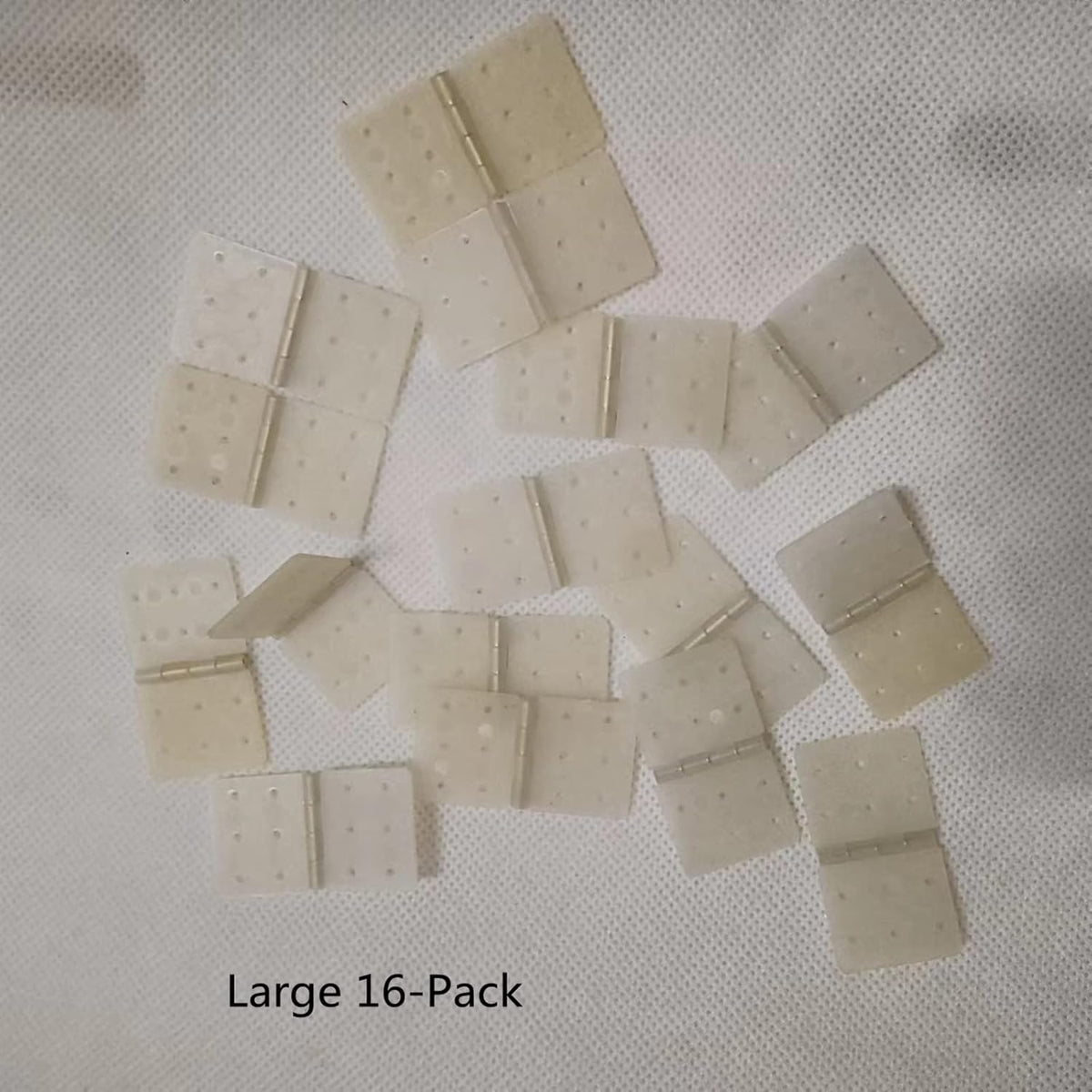 skrnrhrery nylon hinges for RC airplanes, 16-pack of small square loose-leaf hinges - view 3