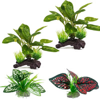 Moonorange Reptile Artificial Plants - M Set-e