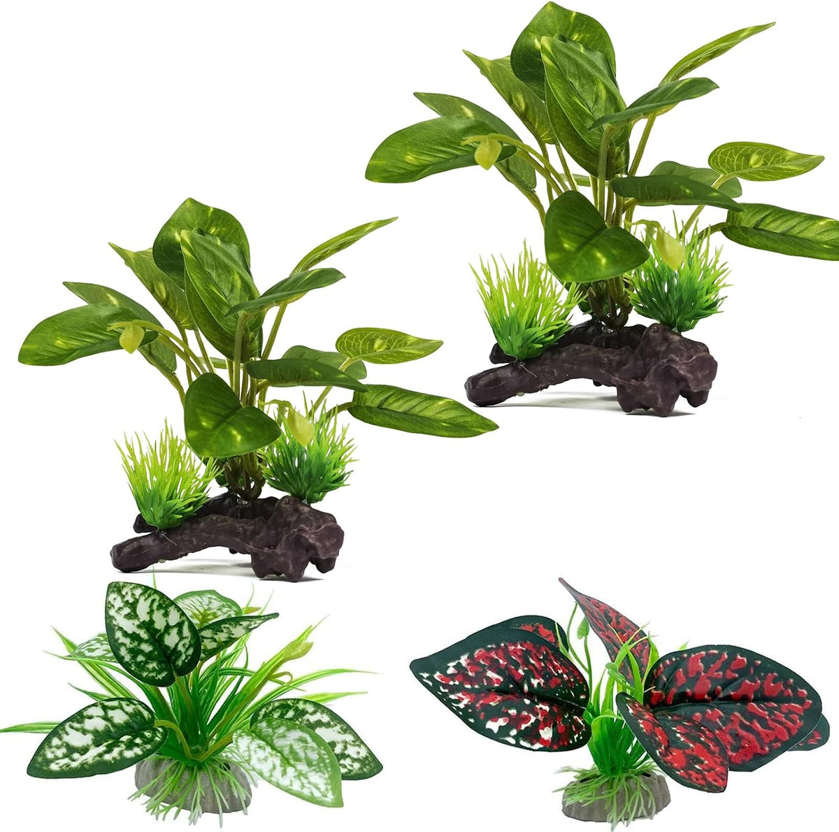 Moonorange Reptile Artificial Plants - M Set-e
