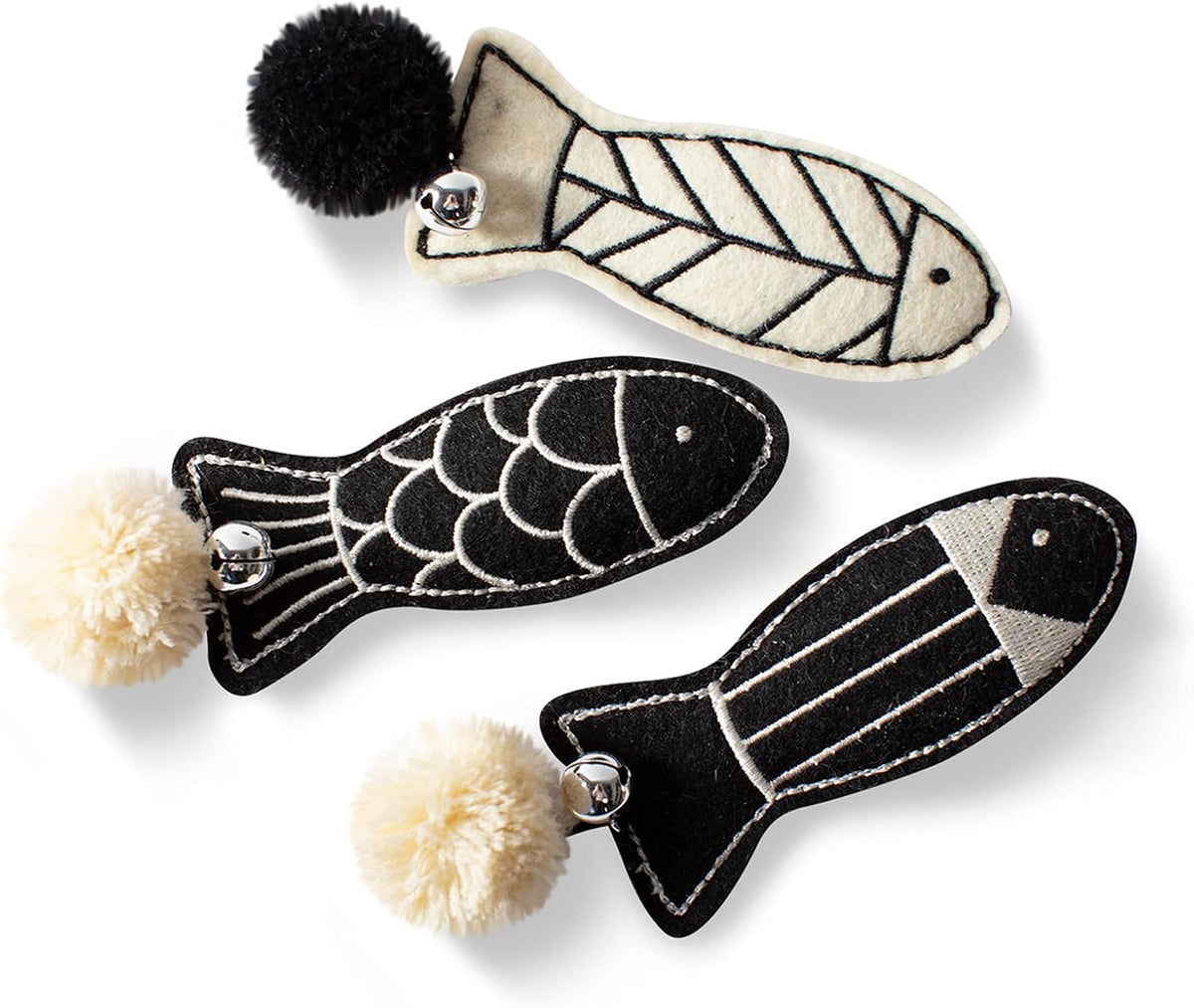 Fringe Studio, Off THE Scales Durable Cotton Canvas Cat Toy - Off The Scales