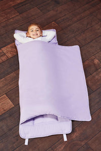 EVERYDAY KIDS Born to Dance Ballerina toddler nap mat with removable pillow and attached blanket