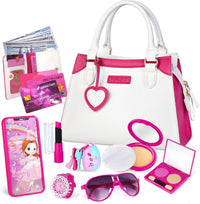 Shemira Play Purse for Little Girls - White