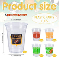 Race Car 2 Fast 2 Furious Birthday Party Decorations Cups for Boys - Green Football Cups / 50 - image 4