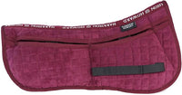 Harrison Howard Correction Half Pad with 4 Pockets and Foam Inserts with Differentiated Thickness Adjustable Horse Riding Pad with Added Cushioning and Comfort
