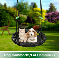 TBMLC 24 Inch Diameter Round Black Saucer Swing/Tree Swing Armrest - 24 inch diameter / Black - image 3