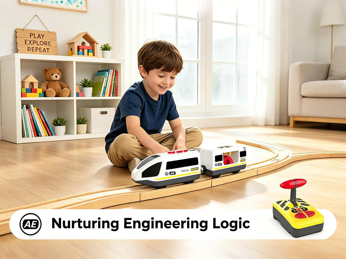 Battery Operated Locomotive Train - Remote Control Train - image 2