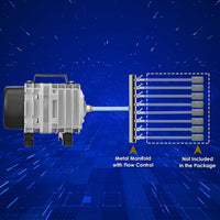 Aquarium Air Pump with Aluminum Housing - 1780GPH-100W - image 2