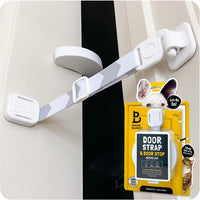 Door Buddy Cat Door Latch & Stopper. Adjustable Dog Proof Door Strap