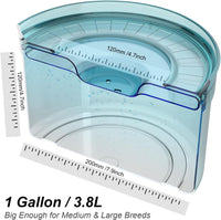 Feedoo 1Gallon No Spill Water Bowl for Dogs - Blue - image 4