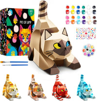 Goodyking Paint Your Own Cat Lamp Kit - Laying Cat 1pcs