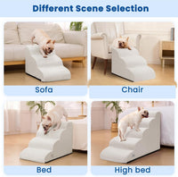 Dog Stairs for Small Dogs & Cats - Light Grey / 3 - image 2