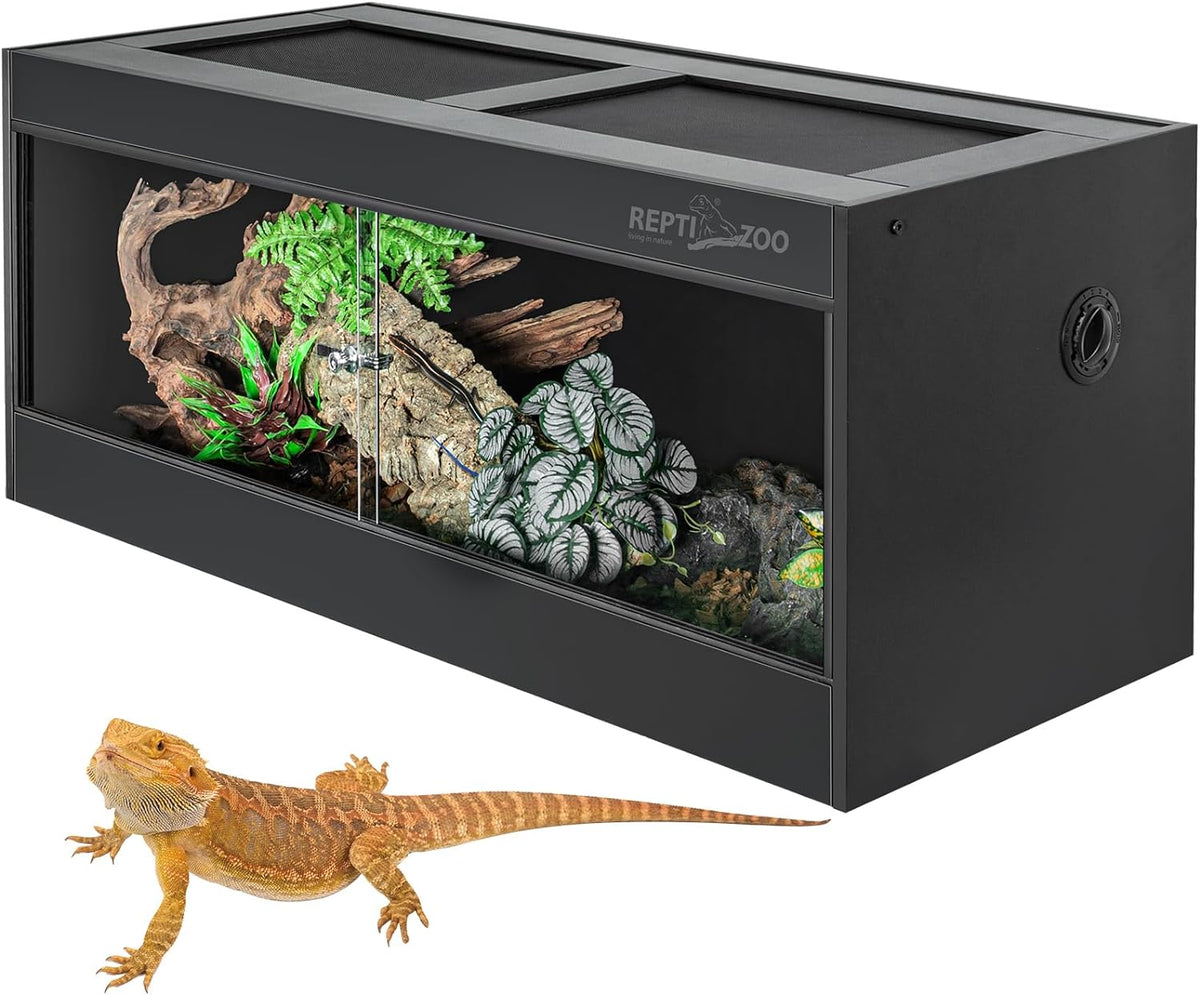REPTI ZOO 50 Gallon PVC Reptile Enclosure - 48x18x18"