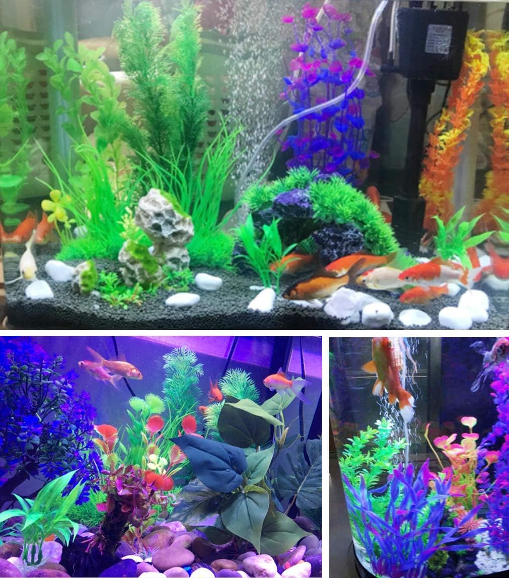 CousDUoBe Artificial Aquatic Plants 11 Pcs Small Aquarium Plants - image 2