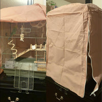 QBLEEV Bird Cage Covers, Breathable Blackout Birdcage Covers for Night – Essentials for Birds - Blue / 14.1"L X 18.5"W X 26.7"H - image 2