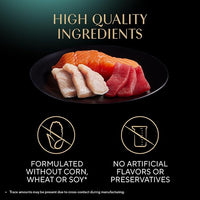 Sheba Perfect Portions Wet Cat Food Cuts in Gravy Variety Pack, with Sustainable Salmon, Tender Trout Entree, and with Sustainable Tuna, 2.6 oz. Twin-Pack Trays (24 Count, 48 Servings)