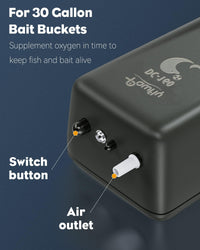 Pawfly Aquarium Air Pump with Nano Bio Sponge Filter Kit Air Control - 5-30 Gal - image 4