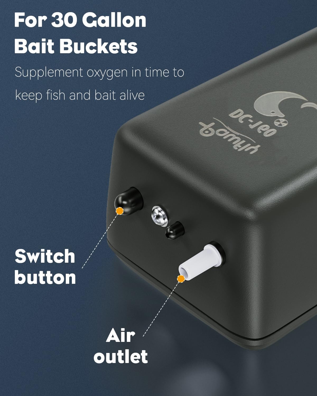 Pawfly Aquarium Air Pump with Nano Bio Sponge Filter Kit Air Control - 5-30 Gal - image 4