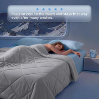 Luciphia Q-MAX>0.4 Cooling Dog Blanket Breathable Cold Pet Puppy Blue - Light Grey / 40x60 inches - image 3