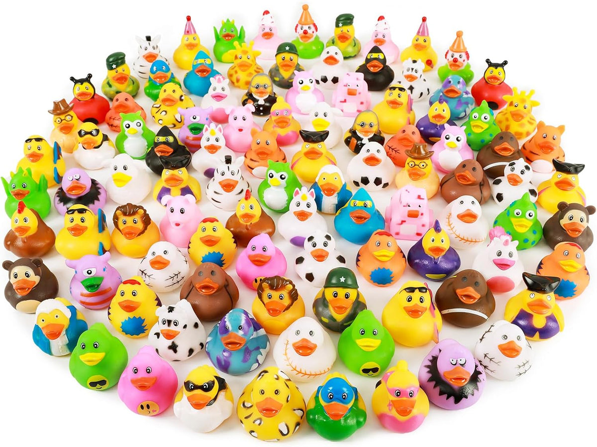 XY-WQ 100 Pack Rubber Duck for Jeeps Ducking - Pack of 200