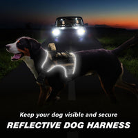 Tactical Dog Harness for Large Dogs - Camo / Medium: 30-50 lbs (Chest:24-28",Neck:17-19") - image 4