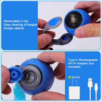 Interactive Cat Toy Ball - Automatic Interactive Cat Toys for Indoor Cats with 3 Tails, 2 Speeds - 1 Pack Blue - image 4