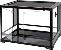 REPTI ZOO 50 Gallon Reptile Glass Tank Terrarium 2 in 1 Side Meshes - 24" x 18" x 18" (34 Gallon) - image 4