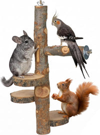 YKD Chinchilla Large Hanging Wooden Rotating Platform – Essentials for Birds - image 3