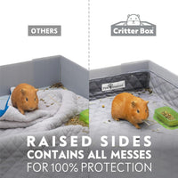 Paw Inspired Critter Box Cage Liner, Raised Sides, C&C 2x4 – Daily Care for Small Pets - C&C 2x5 (14" Grids) - image 2