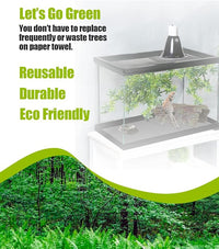 Bearded Dragon Tank Accessories, Reptile Substrate Floor for Bearded Dragon Enclosure 4x2x2, Leopard Gecko Tank Liner Mat for 120 Gallon Reptile Tank