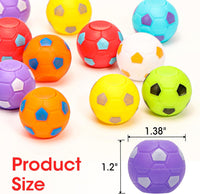Azen mini soccer ball fidget spinners, 96 pack in assorted colors - view 5