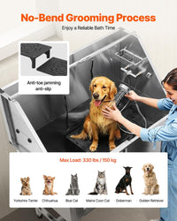 VEVOR Professional Dog Washing Station, Showerhead, Storage Rack - 50 inch - image 4